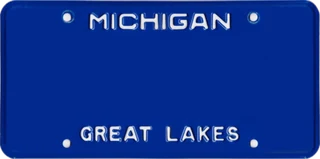Michigan licence plate in Drift 36