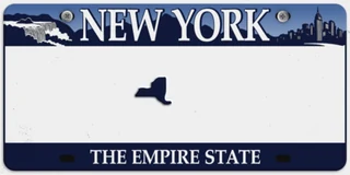 New York 2 licence plate in Drift 36