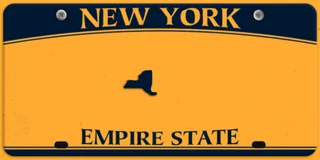 New York licence plate in Drift 36